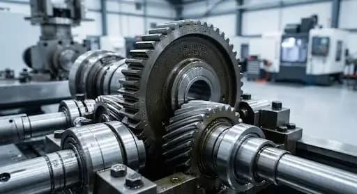 Industrial gears and mechanical components for spare-parts supply